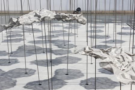 Choreography of a Cloud, Dancing Shadows Art Pavilion at the Louvre Abu Dhabi